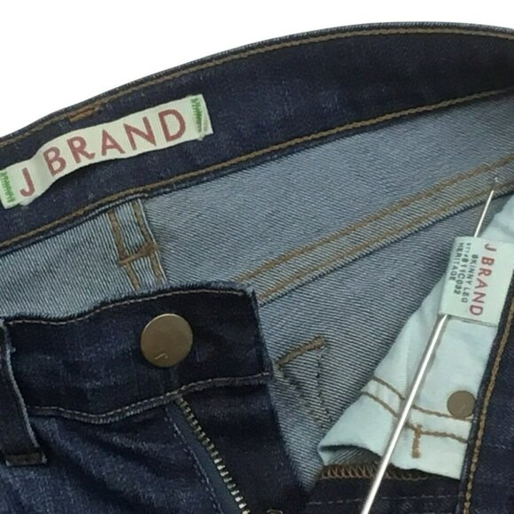 J Brand Womens Skinny Fit Mid-Rise Stretch Denim Jeans Blue Size 24 - Picture 7 of 7